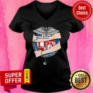 Alternative view of Personalized Name LPN Your Name Practical Shirt