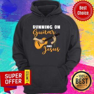 Alternative view of Running On Guitar And Jesus Cross Shirt