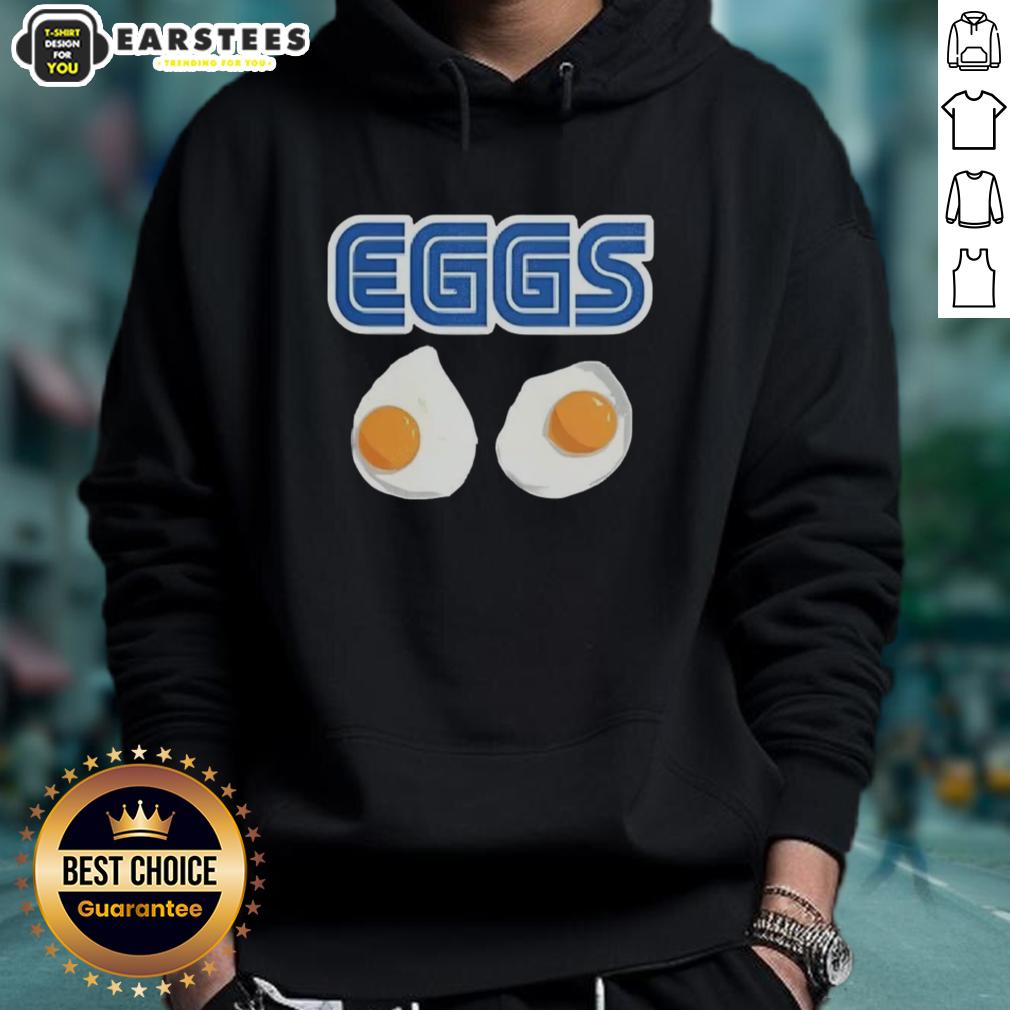 Awesome 2 Eggs Omelet Sega Parody Logo T-Shirt - Image 2