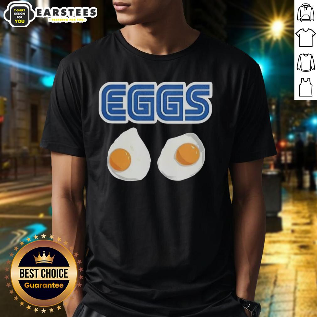 Awesome 2 Eggs Omelet Sega Parody Logo T-Shirt