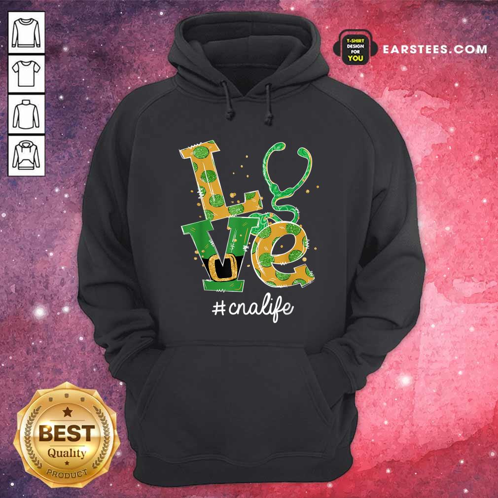 Happy Love Nurse CNA Life St Patricks Day Shirt - Image 2