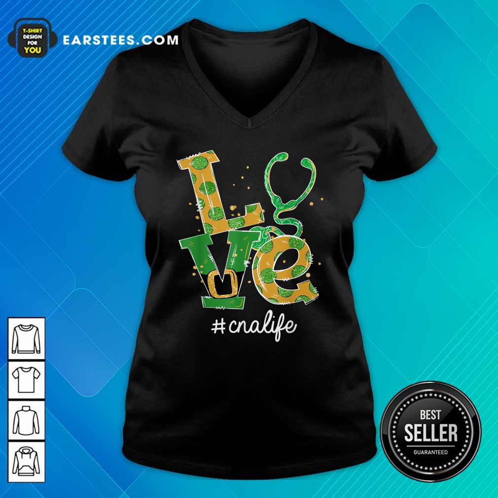 Happy Love Nurse CNA Life St Patricks Day Shirt - Image 3