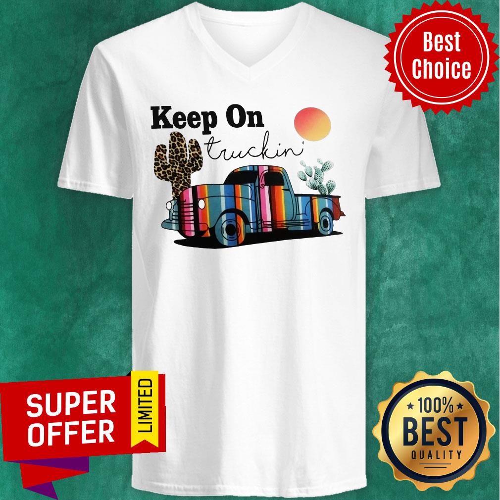 Keep On Truckin' Cactus Car Shirt - Image 3