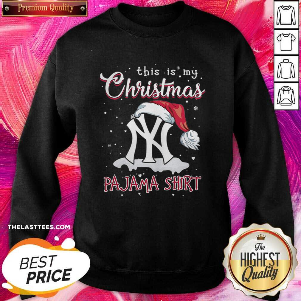 Official This Is My Christmas Pajama New York Yankees Shirt - Image 4