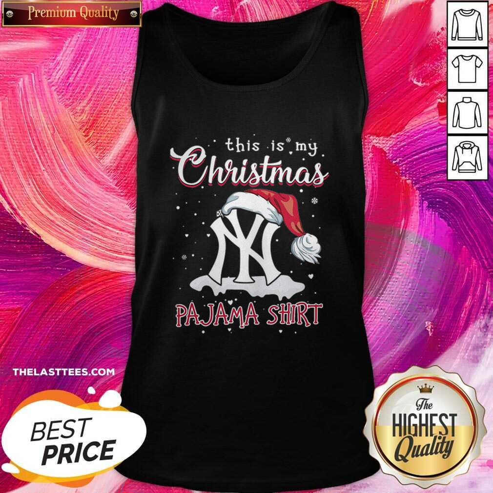 Official This Is My Christmas Pajama New York Yankees Shirt - Image 3