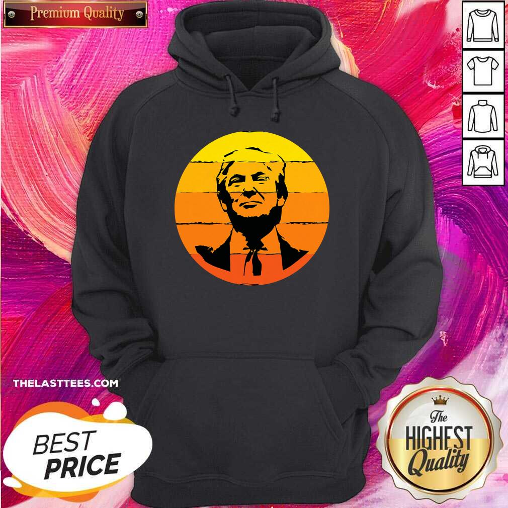 Perfect 4th Of July Presidents Day Donald Trump Sunset Shirt - Image 5