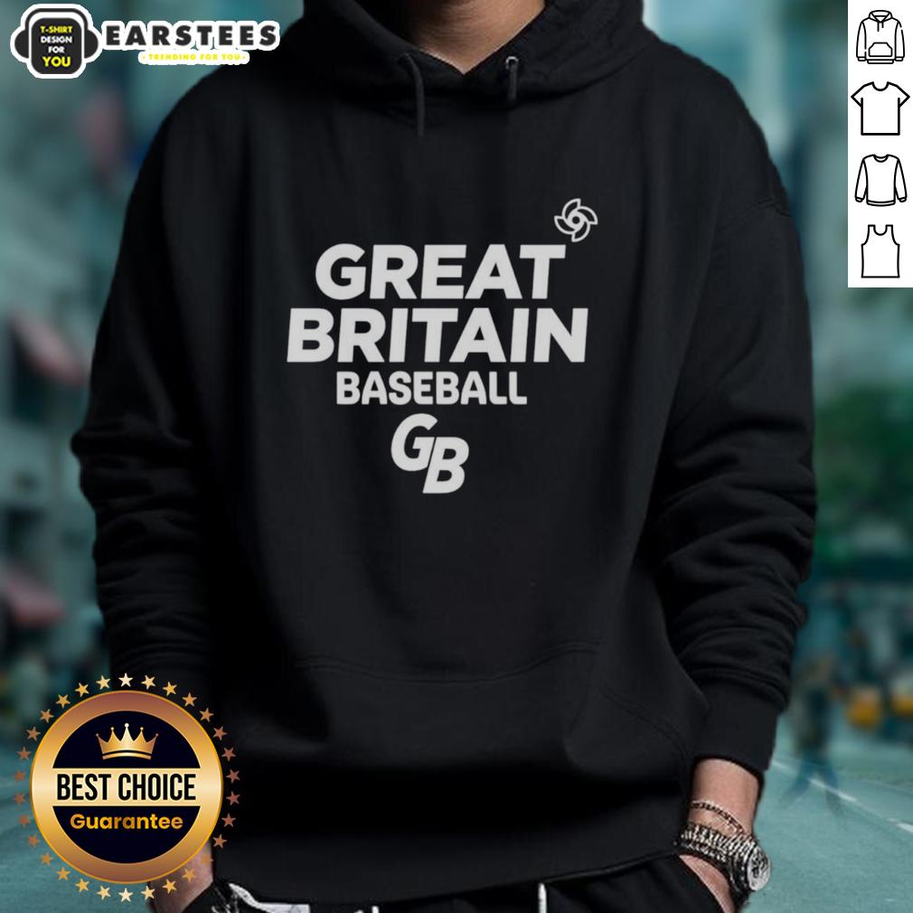 Good Great Great Britain National Baseball Team Logo T-Shirt - Image 2