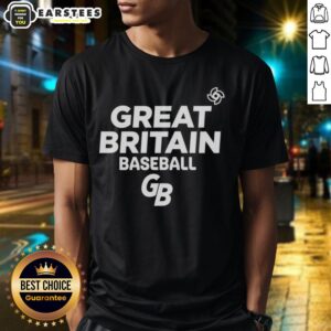 Good Great Great Britain National Baseball Team Logo T-Shirt