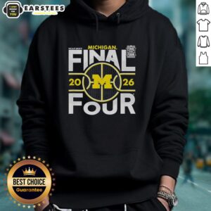 Alternative view of Good Michigan Wolverines Ncca Final Four 2026 Men's March Madness T-Shirt