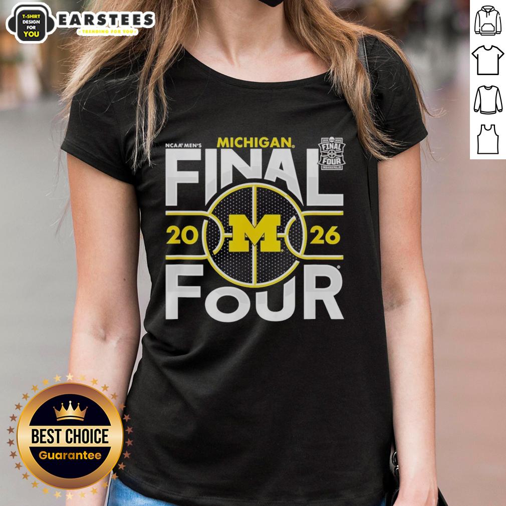 Good Michigan Wolverines Ncca Final Four 2026 Men's March Madness T-Shirt - Image 3
