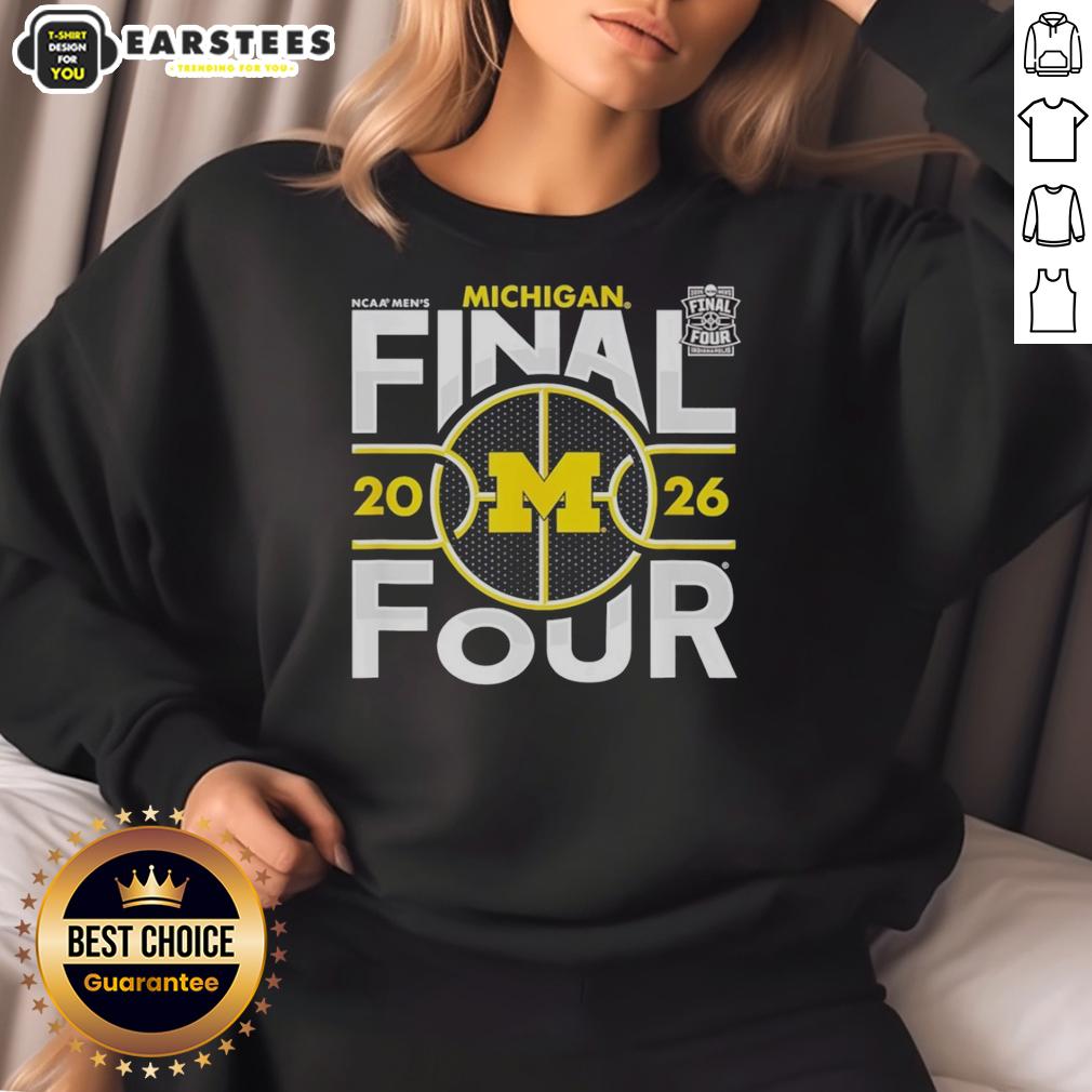 Good Michigan Wolverines Ncca Final Four 2026 Men's March Madness T-Shirt - Image 5