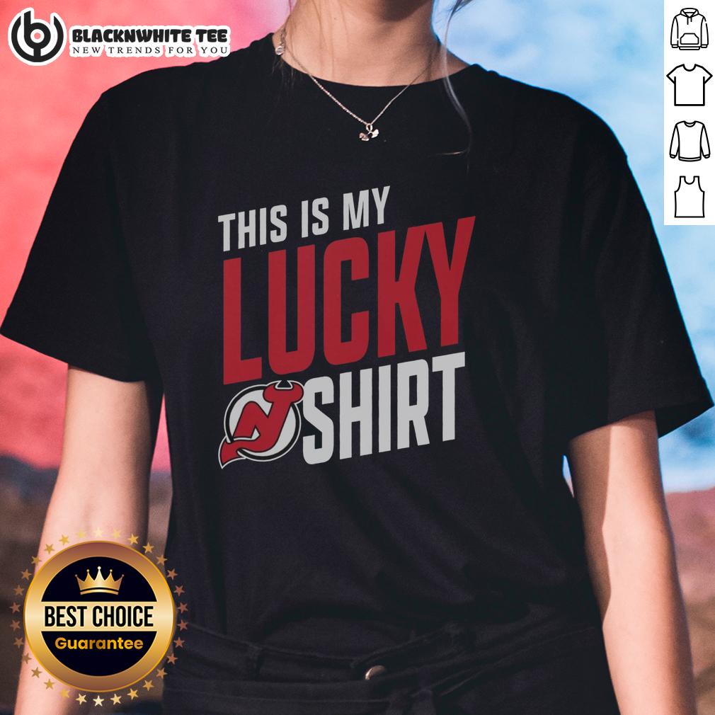 Nice New Jersey Devils This Is My Lucky T-Shirt - Image 3