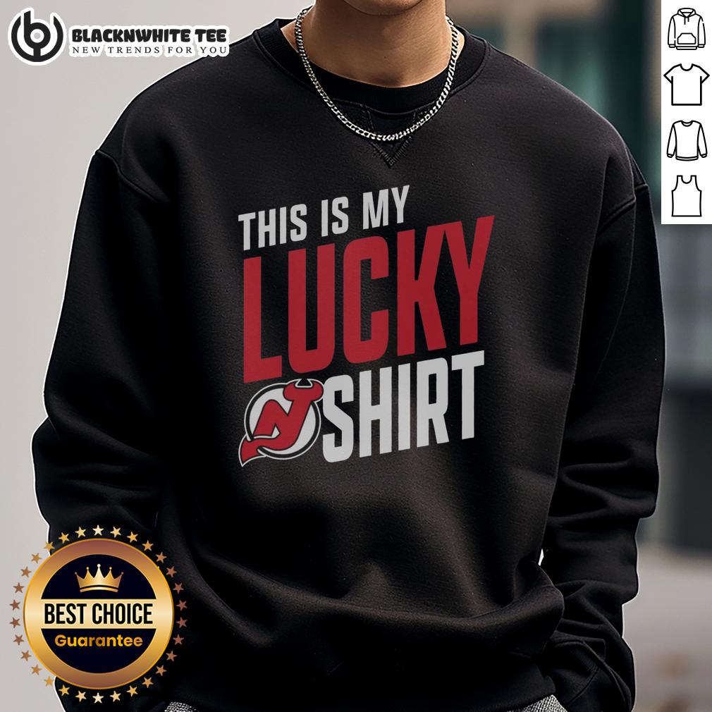 Nice New Jersey Devils This Is My Lucky T-Shirt - Image 5