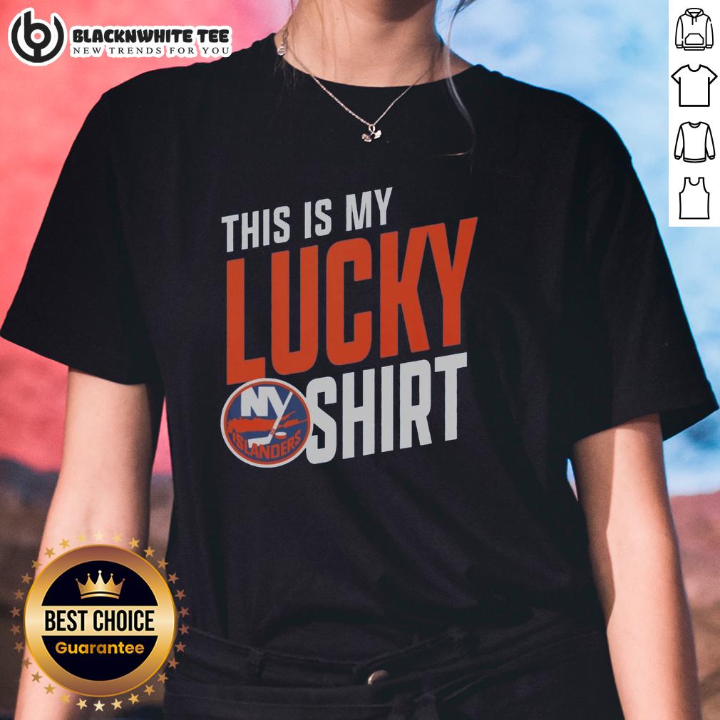 Nice New York Islanders This Is My Lucky T-Shirt - Image 3