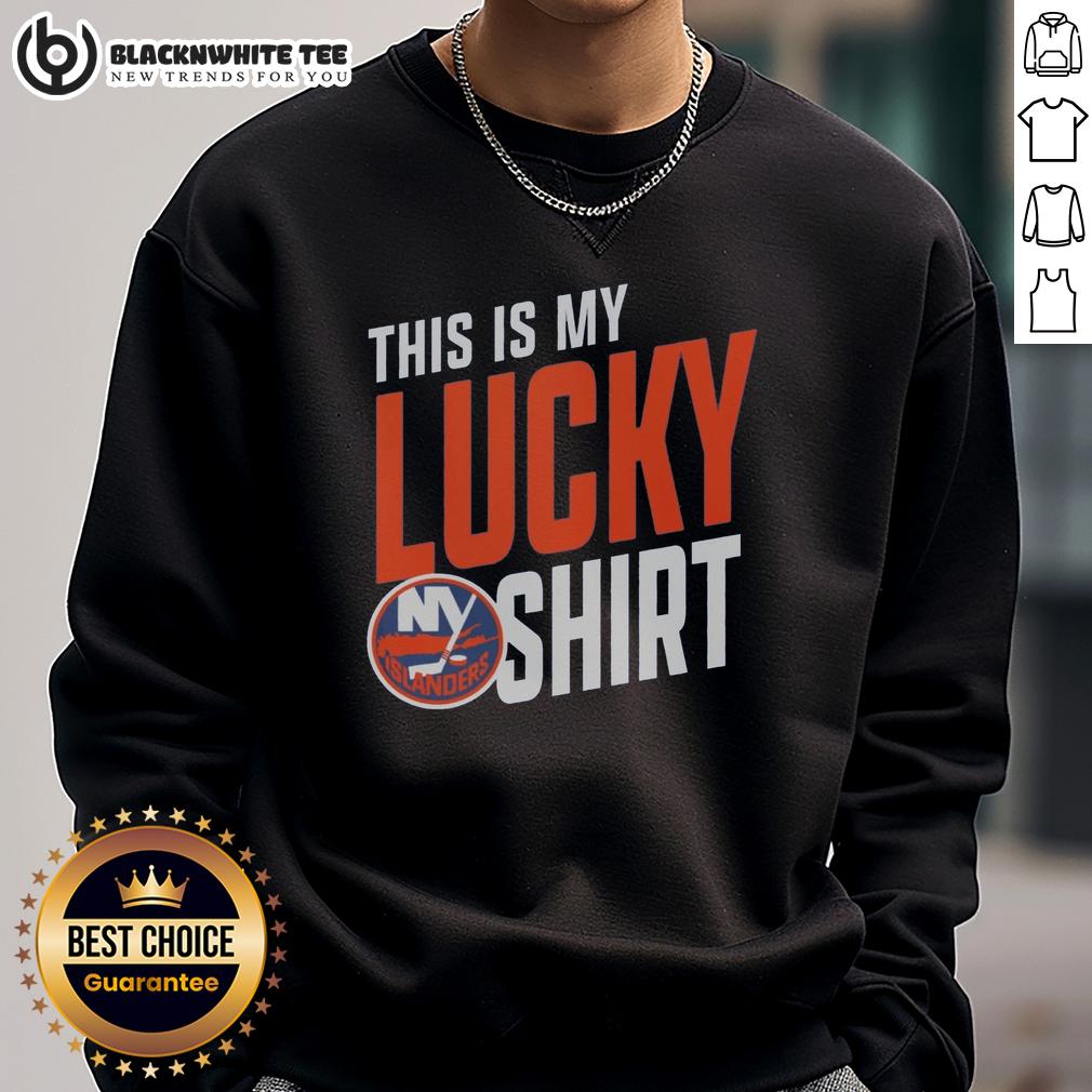 Nice New York Islanders This Is My Lucky T-Shirt - Image 5