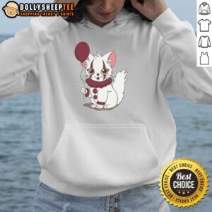 Alternative view of Top Pawnywise Pennywise Cat T-Shirt