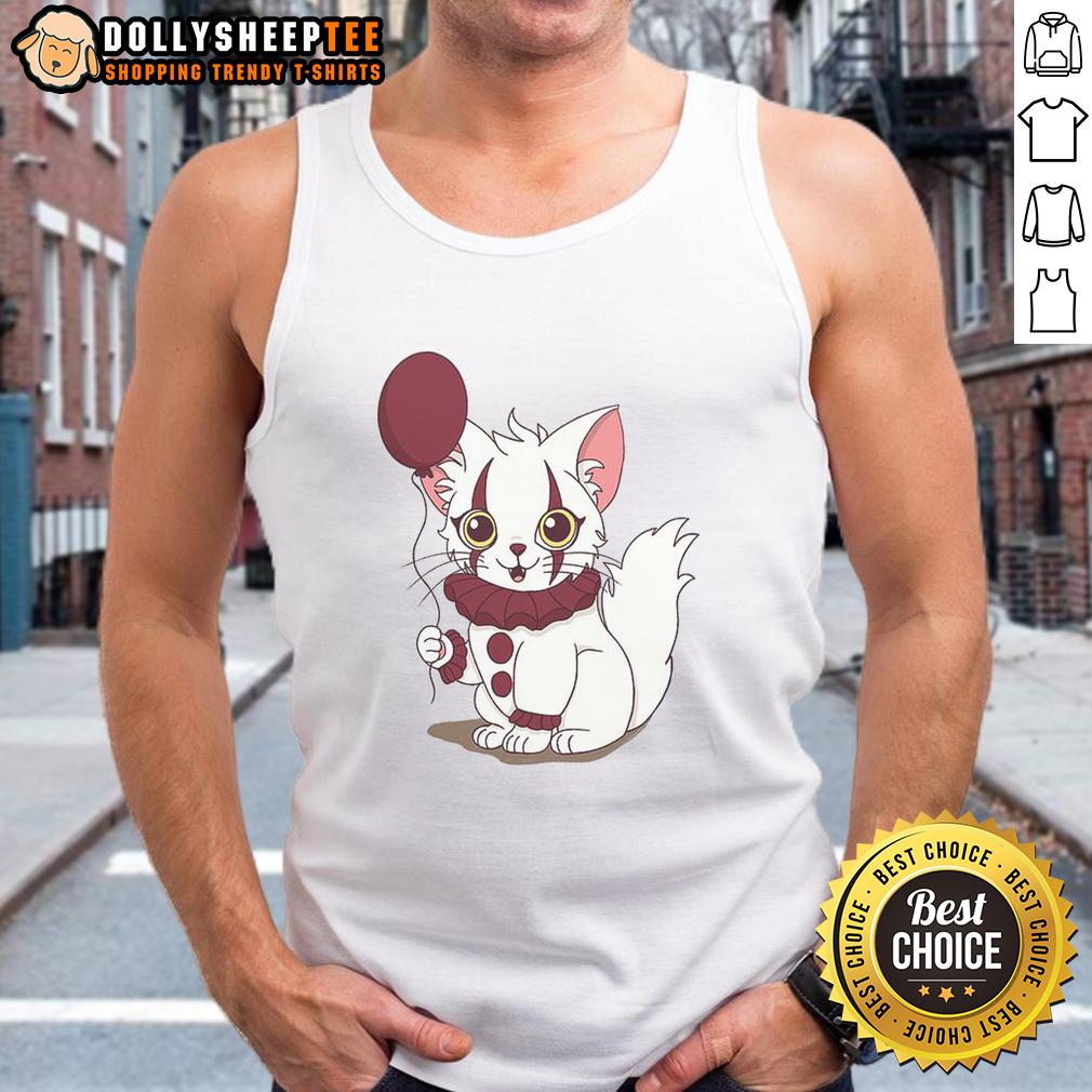 Top Pawnywise Pennywise Cat T-Shirt - Image 4