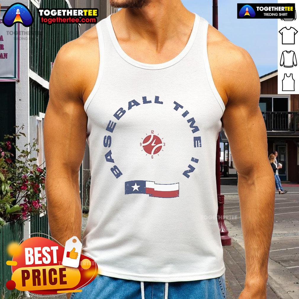 Official Dlls Baseball Time In Texas T-Shirt - Image 4