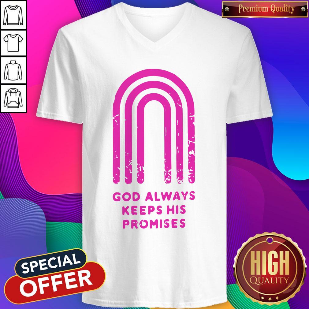 Pretty God Always Keeps His Promises Shirt - Image 3