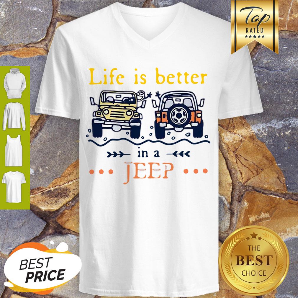 Nice Life Is Better In A Jeep Shirt - Image 3
