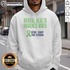 Alternative view of Hot Philadelphia Phillies Strikeout The Stigma Mental Health Awareness Month T-Shirt