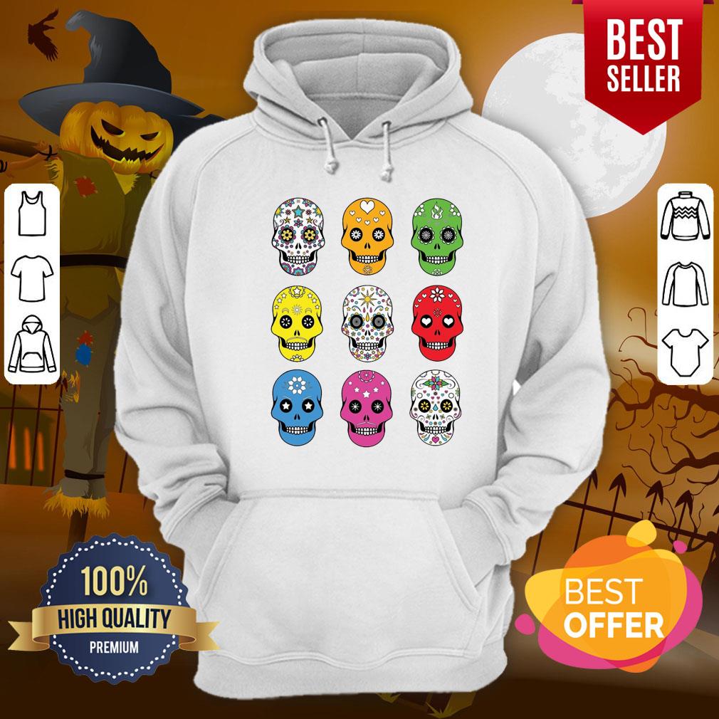 Dia De Los Muertos Day Of The Dead Sugar Skull Shirt - Image 5