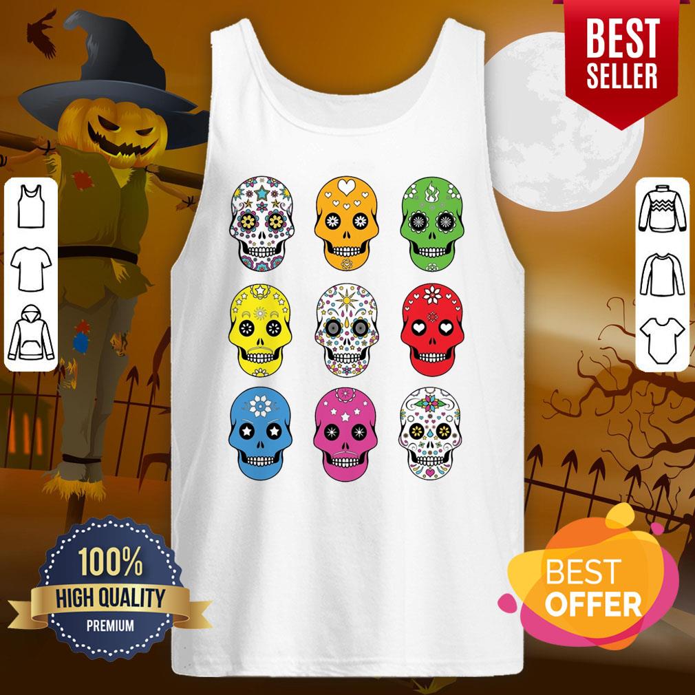 Dia De Los Muertos Day Of The Dead Sugar Skull Shirt - Image 3