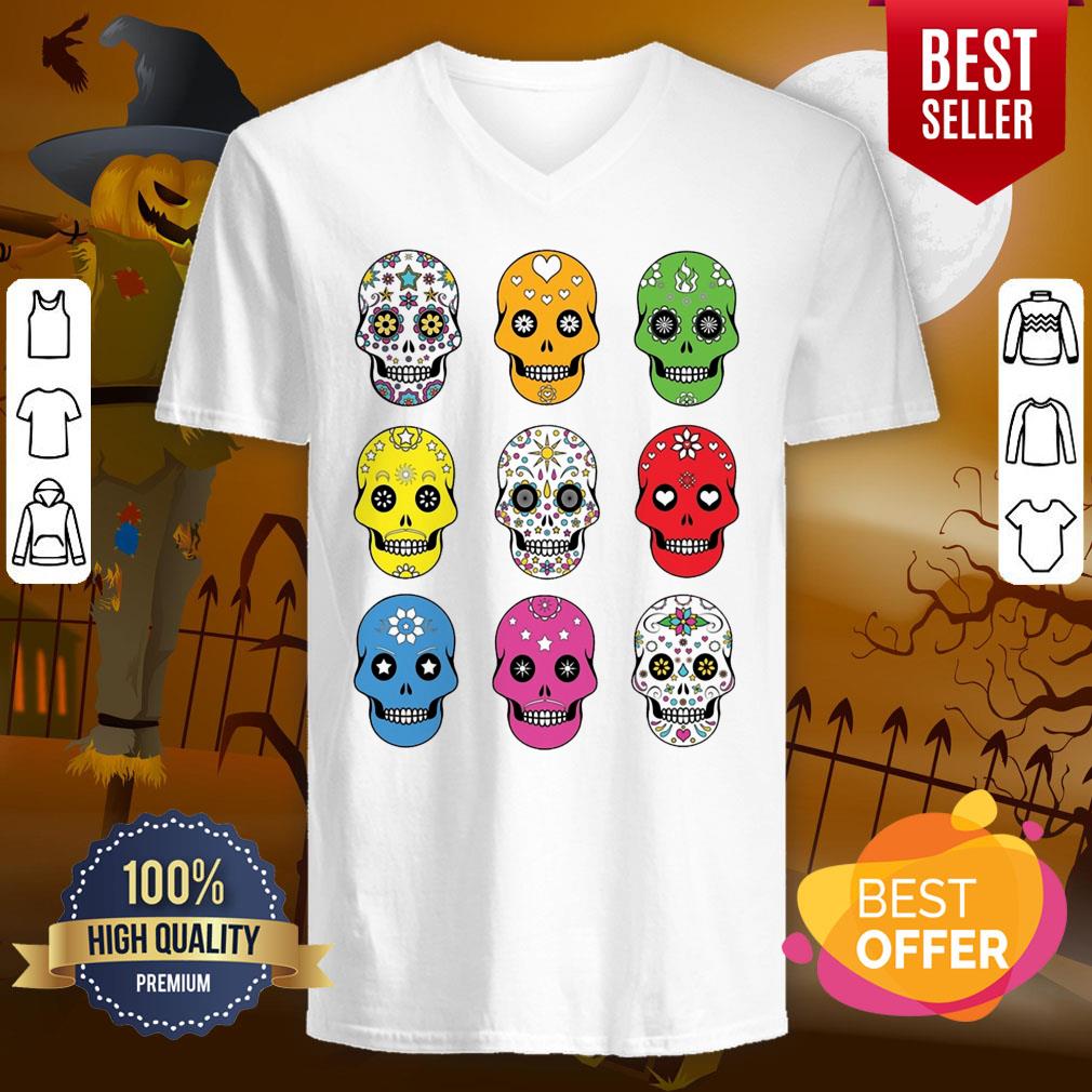 Dia De Los Muertos Day Of The Dead Sugar Skull Shirt - Image 2