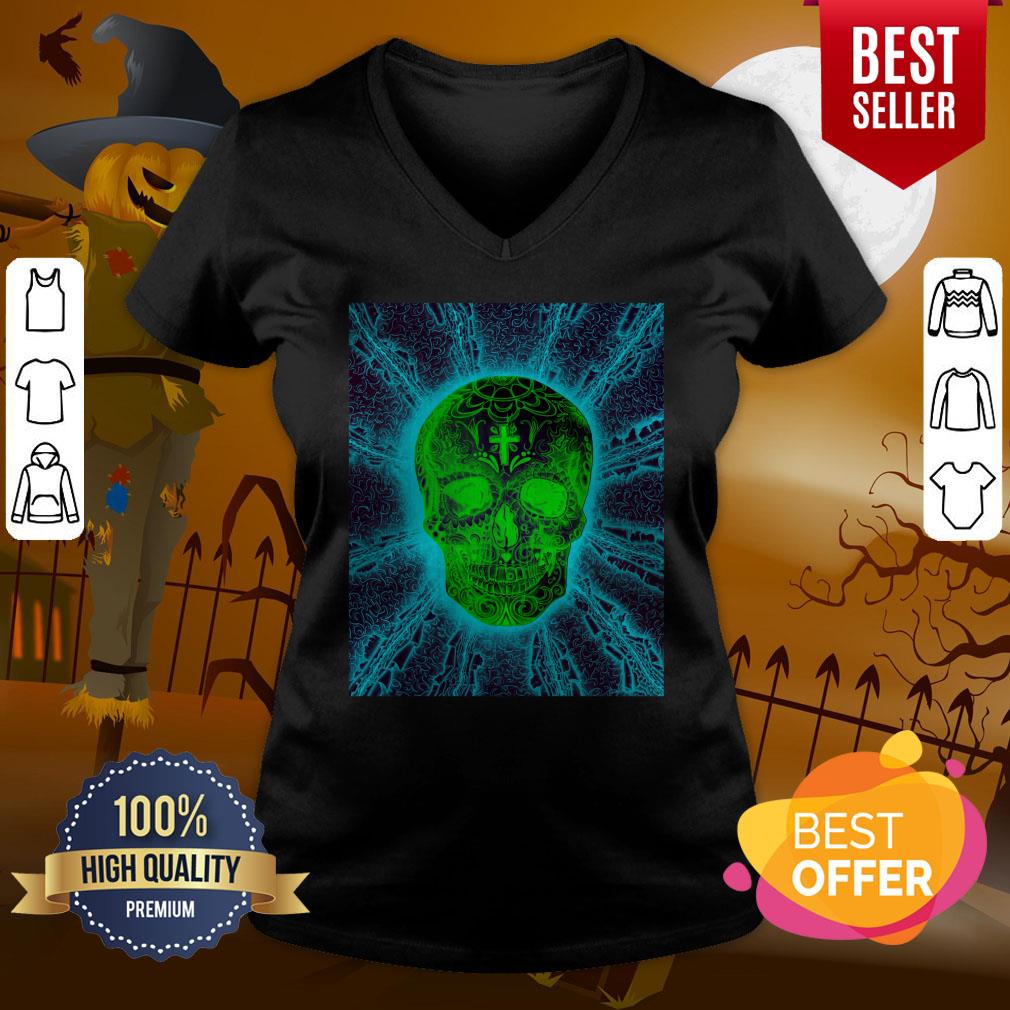 Four Fifths Sugar Skull Day Of The Dead Shirt - Image 2