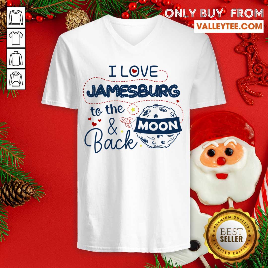 Cool I Love Jamesburg ToFantastic The Moon And Back American USA Funny Shirt - Image 3