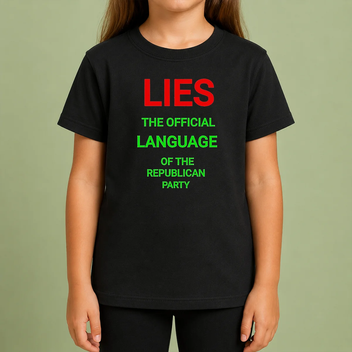 Original Lies The Official Language Of The Republican Party Shirt - Image 9