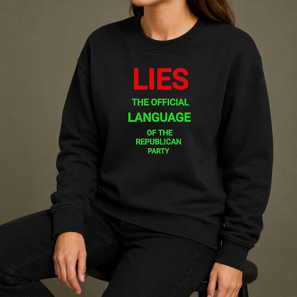 Original Lies The Official Language Of The Republican Party Shirt - Image 7