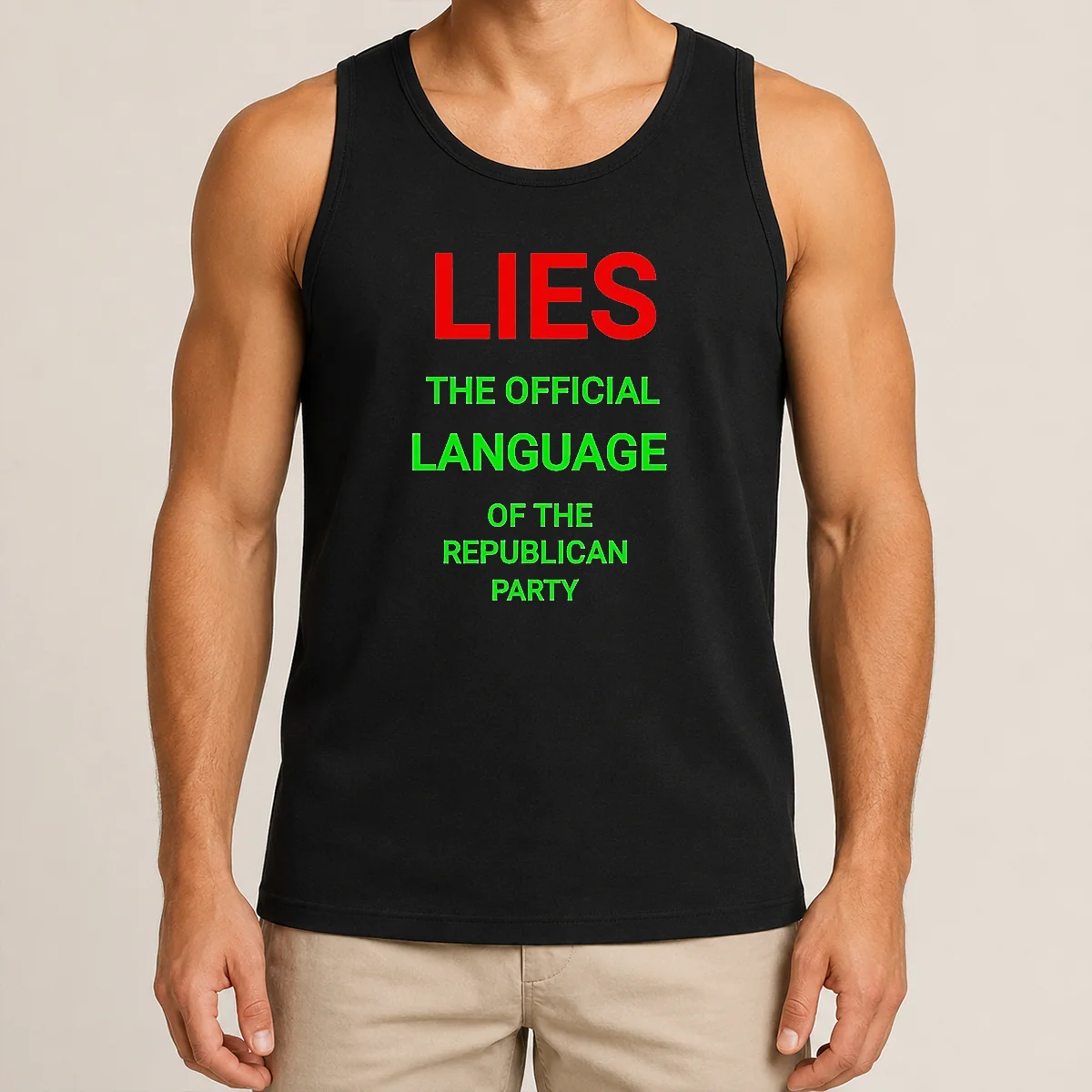 Original Lies The Official Language Of The Republican Party Shirt - Image 3