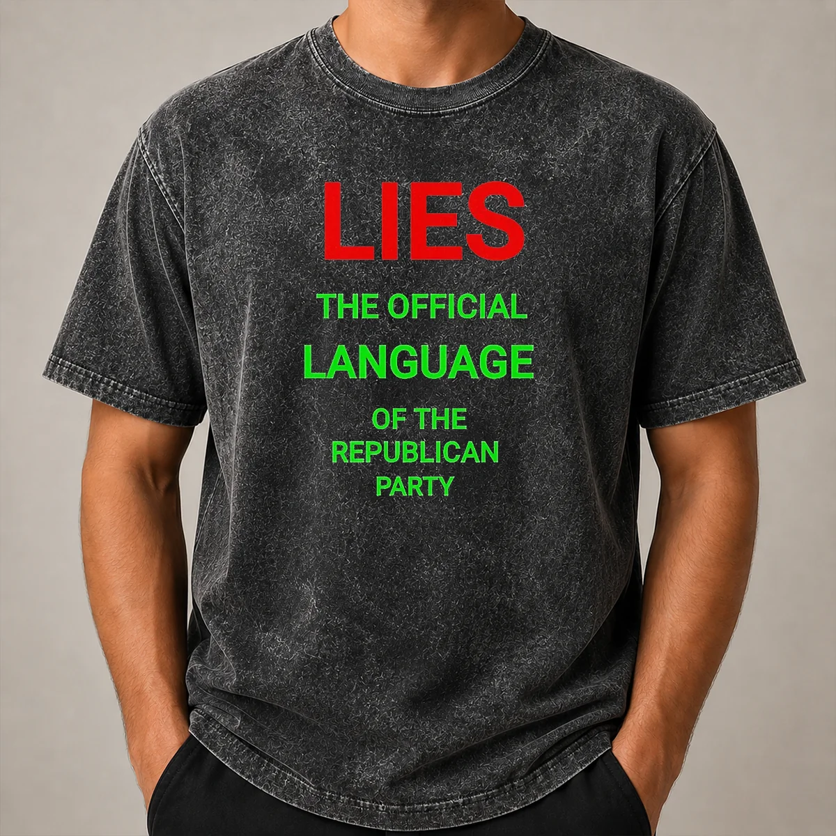 Original Lies The Official Language Of The Republican Party Shirt - Image 8