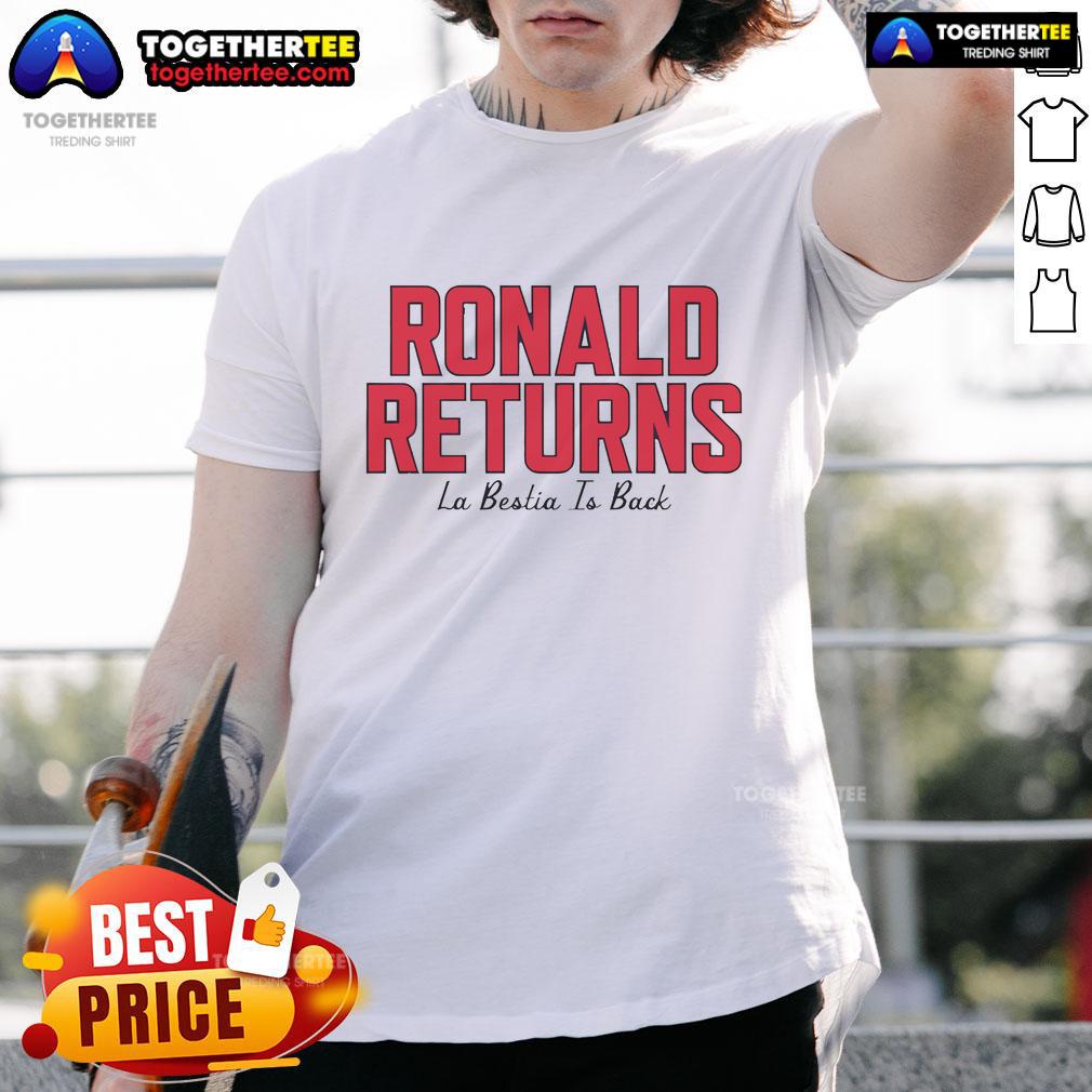 Official Ronald Acuña Jr La Bestia Is Back T-Shirt