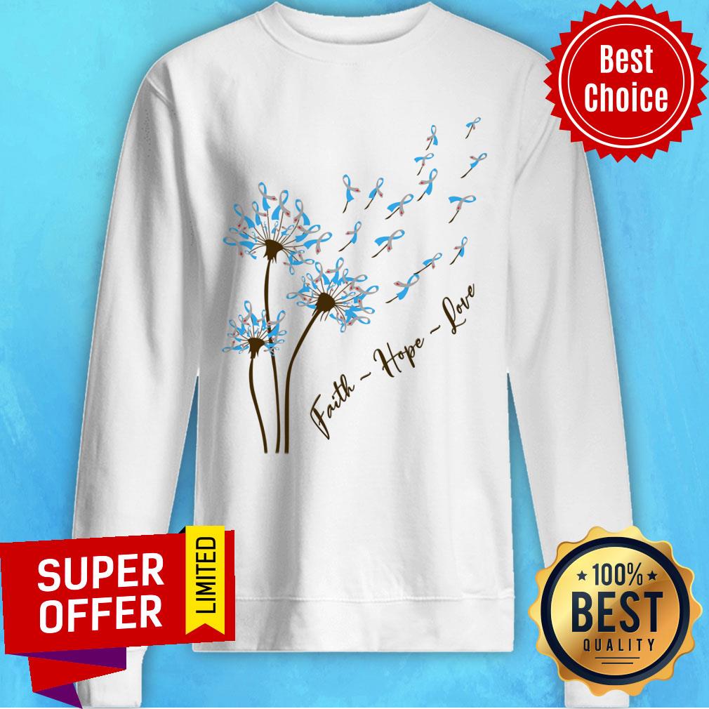Faiht Hope Love Diabetes Shirt - Image 4