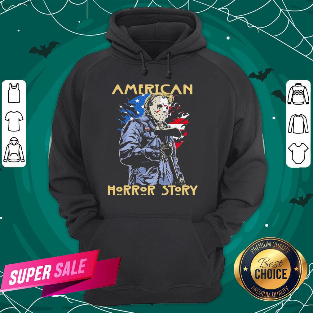 Halloween Jason Voorhees American Horror Story American Flag Independence Day Shirt - Image 5