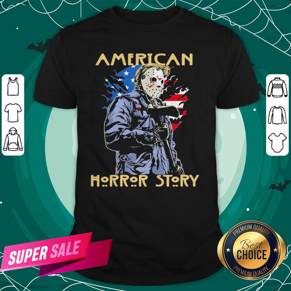 Halloween Jason Voorhees American Horror Story American Flag Independence Day Shirt