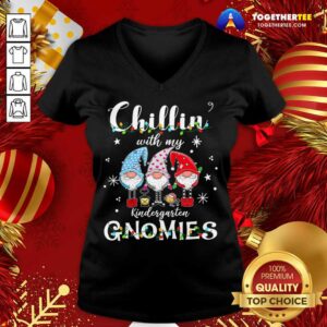 Alternative view of Good Christmas Santa Gnomies Apparel Chilling With Kindergarten Shirt
