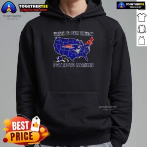 Alternative view of Original There Is Only Nation New England Patriots Nation T-Shirt