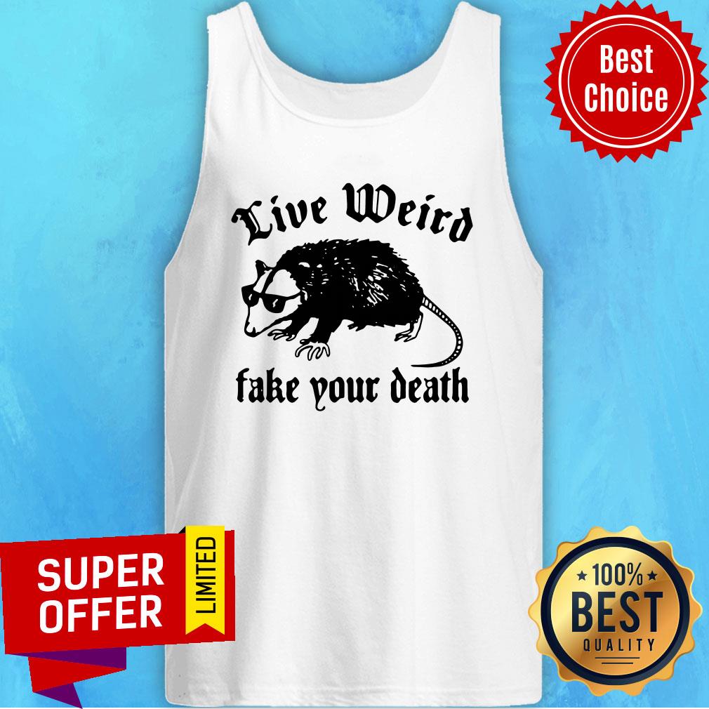Awesome Opossum Live Weiro Fake Your Death Shirt - Image 4