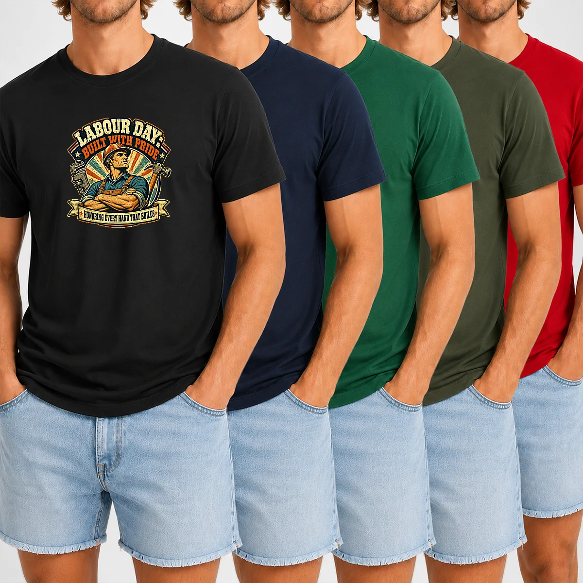 Funny Retro Labour Day Celebration Pride Worker Shirt