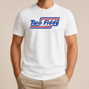 Official Two Fiddy 1776 2026 Patriotic USA Independence Day Shirt