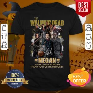 The Walking Dead Negan Jeffrey Dean Morgan Thank You For The Memories Shirt