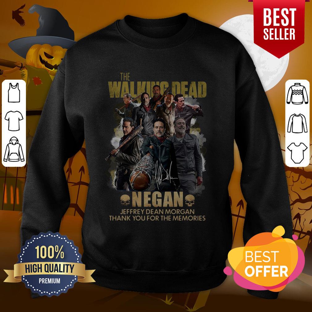 The Walking Dead Negan Jeffrey Dean Morgan Thank You For The Memories Shirt - Image 4