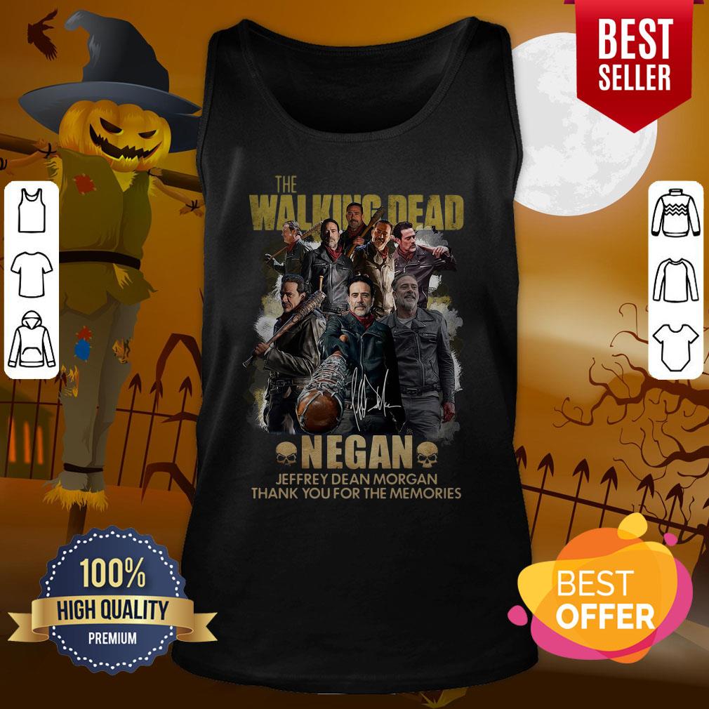 The Walking Dead Negan Jeffrey Dean Morgan Thank You For The Memories Shirt - Image 3