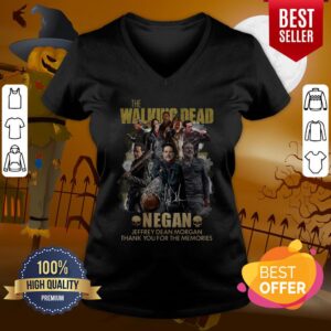 Alternative view of The Walking Dead Negan Jeffrey Dean Morgan Thank You For The Memories Shirt