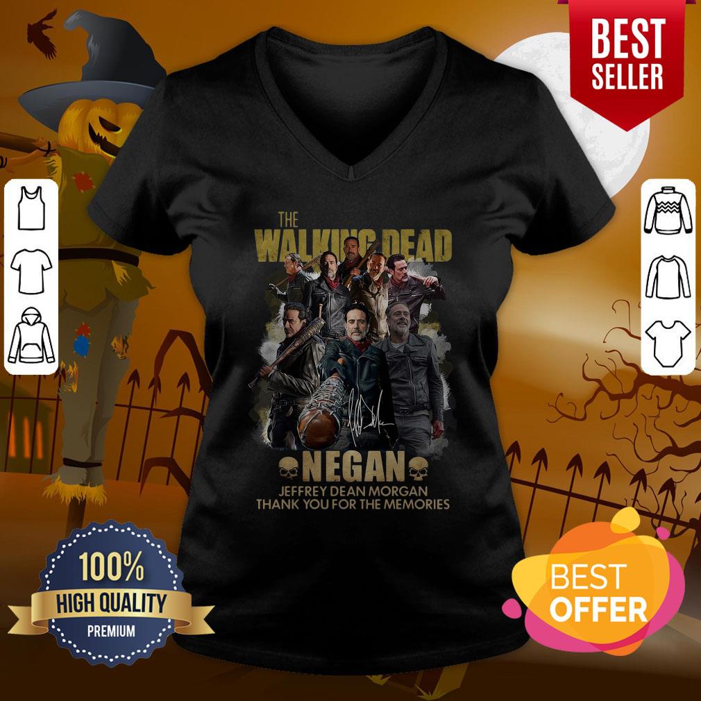 The Walking Dead Negan Jeffrey Dean Morgan Thank You For The Memories Shirt - Image 2