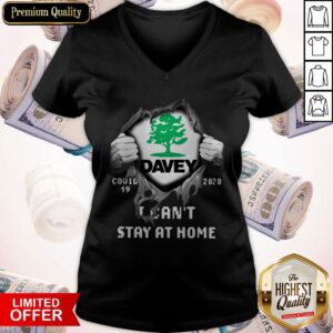 Alternative view of Happy Blood Inside Me Davey COVID 19 2020 I Can't Stay At Home Shirt