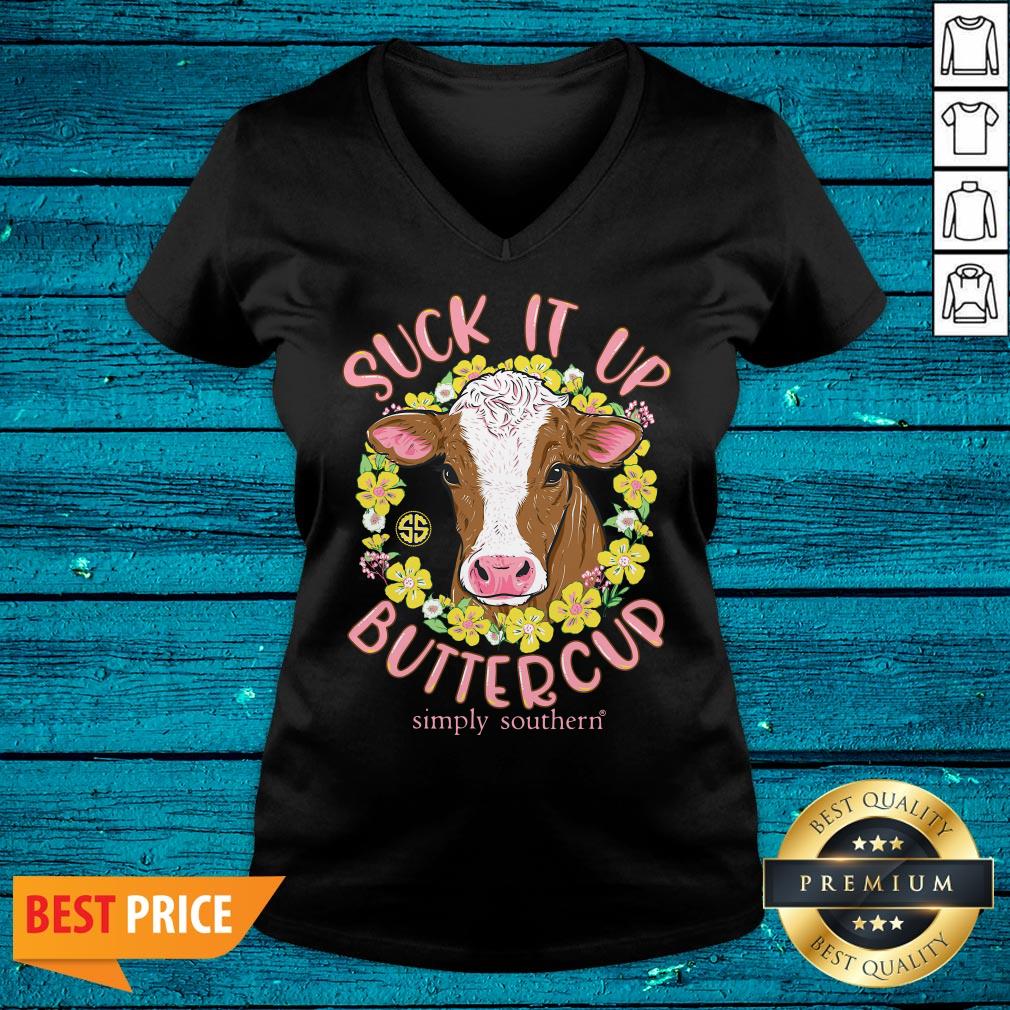 Perfect Suck It Up Buttercup Simply Southern Cow Funny Shirt - Image 3